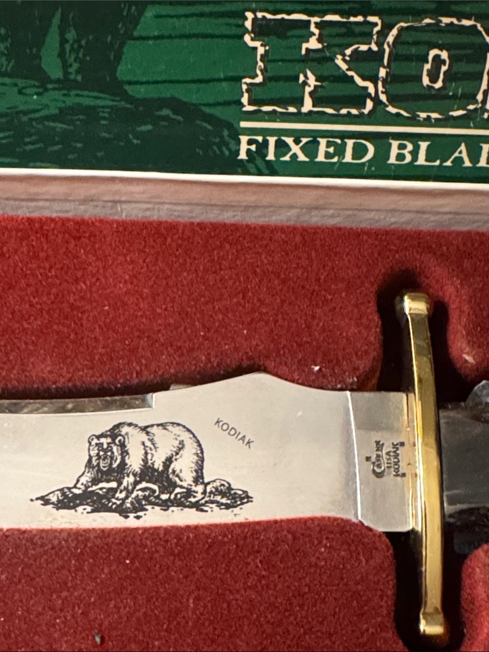 New W.R. Case & Sons Collectible Kodiak Hunting Knife with Buffalo Horn Handle - Picture 3 of 12